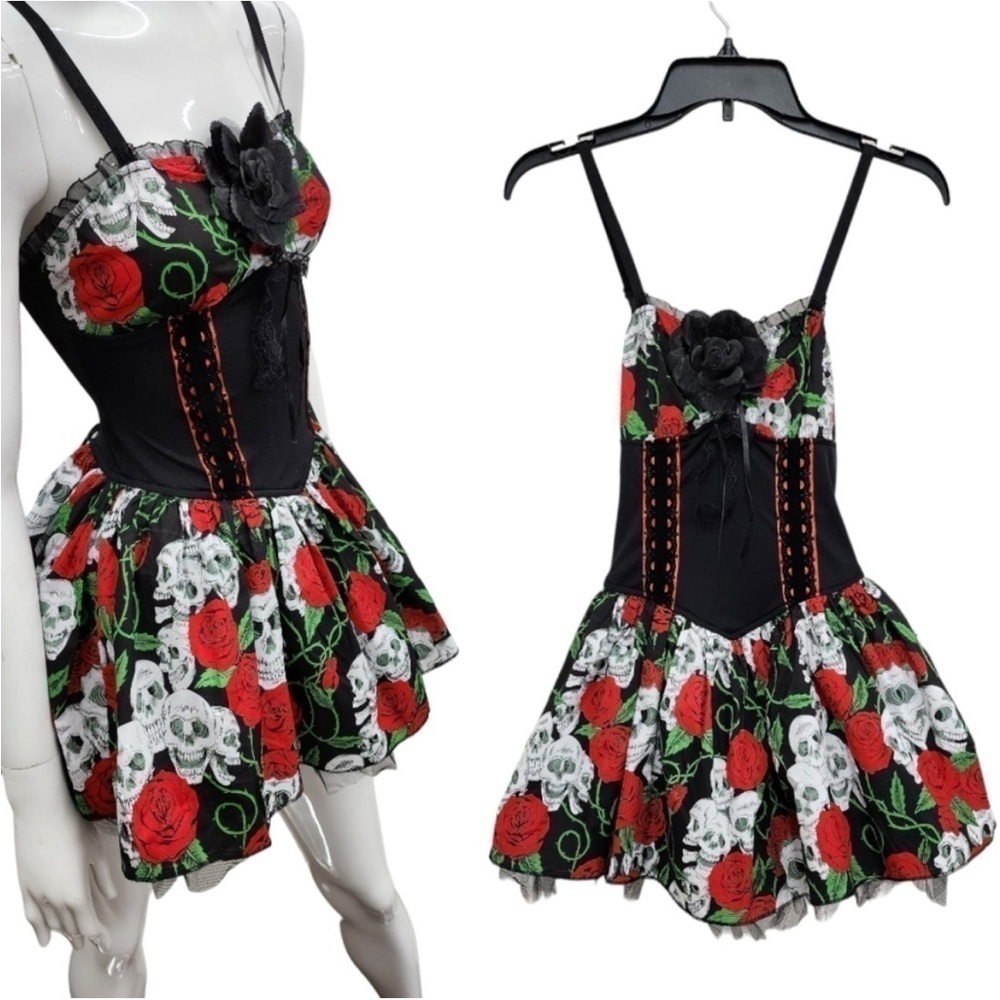 Lip service Day of the dead dress
